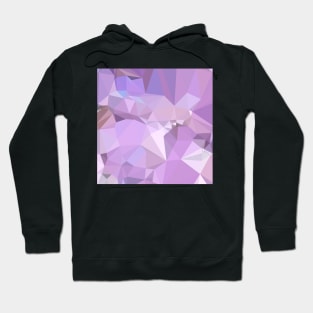 Electric Lavender Abstract Low Polygon Background Hoodie